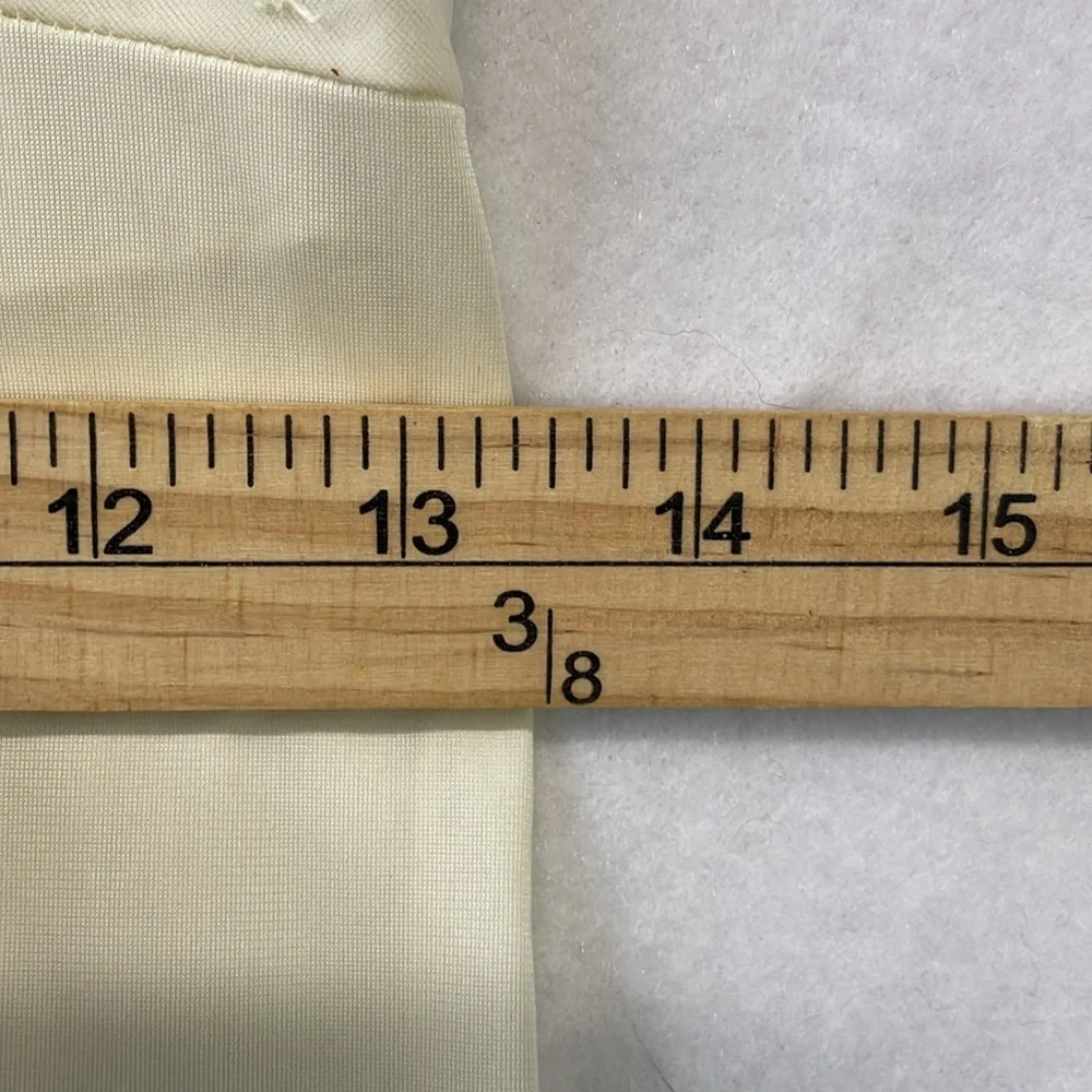 Vintage Kayser Womens Small Sz 34 Full Slip Dress Pale Yellow‎ - Picture 7 of 11